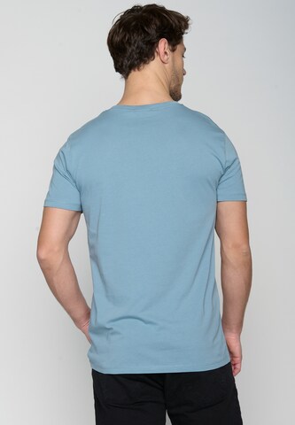 GREENBOMB Shirt 'Bike Mountain Pines' in Blauw