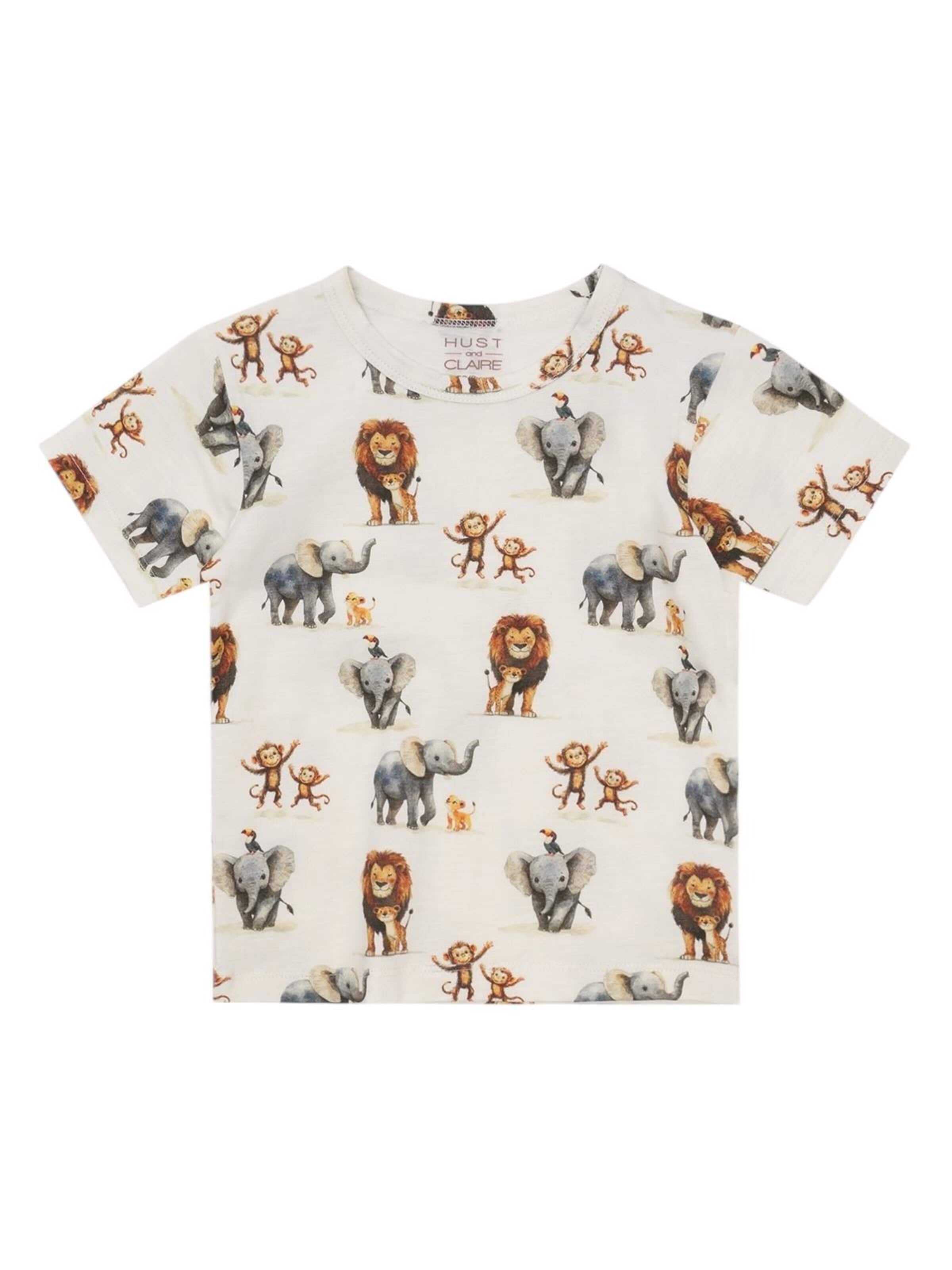 Hust & Claire Shirt 'August Zoo'‌‌‌‌‌‌‌‌‌‌ in Beige: Vorderseite