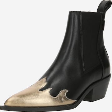 AllSaints Chelsea boots 'DELLAWARE' in Zwart: voorkant