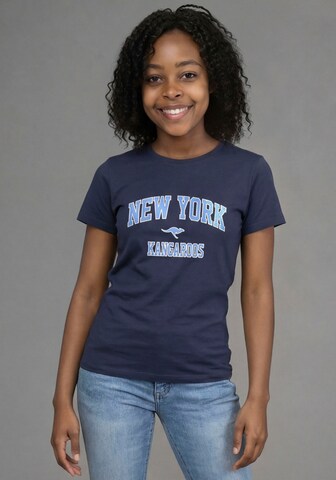 KangaROOS Shirt in Blue: front