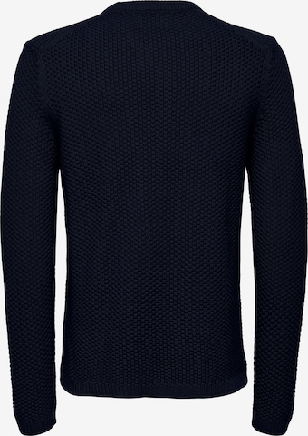 Only & Sons - Pullover 'Tuck' em azul