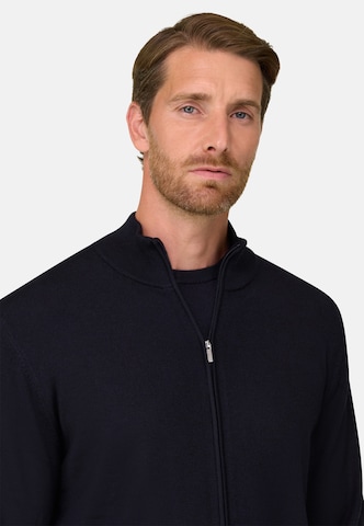 Boggi Milano Gebreid vest in Blauw: voorkant
