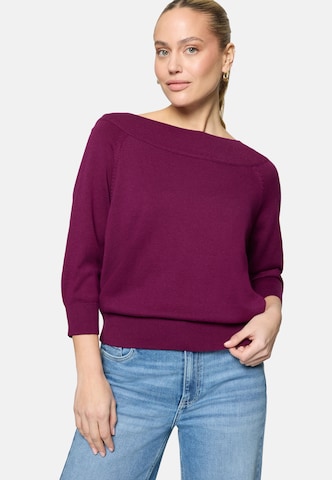 Pull-over zero en violet : devant