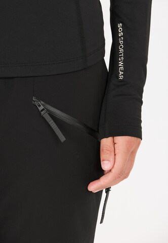 SOS Functioneel shirt 'Stratos' in Zwart