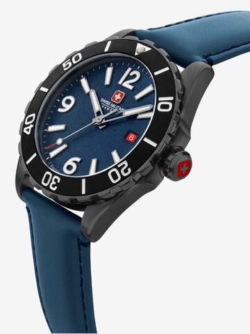 SWISS MILITARY HANOWA Analog Watch 'CARBON PEAK' in Blue