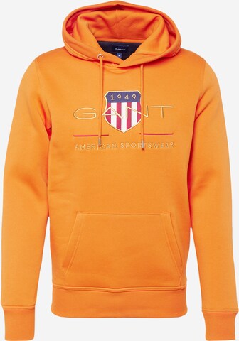 GANT Sweatshirt in Oranje: voorkant