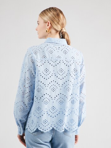 PIECES Blus 'PCVILDE' i blå