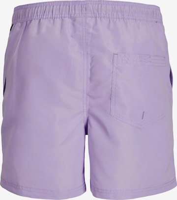 JACK & JONES Plavecké šortky 'Fiji' – fialová