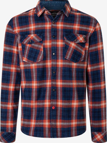 TIMEZONE Regular fit Button Up Shirt in Red: front