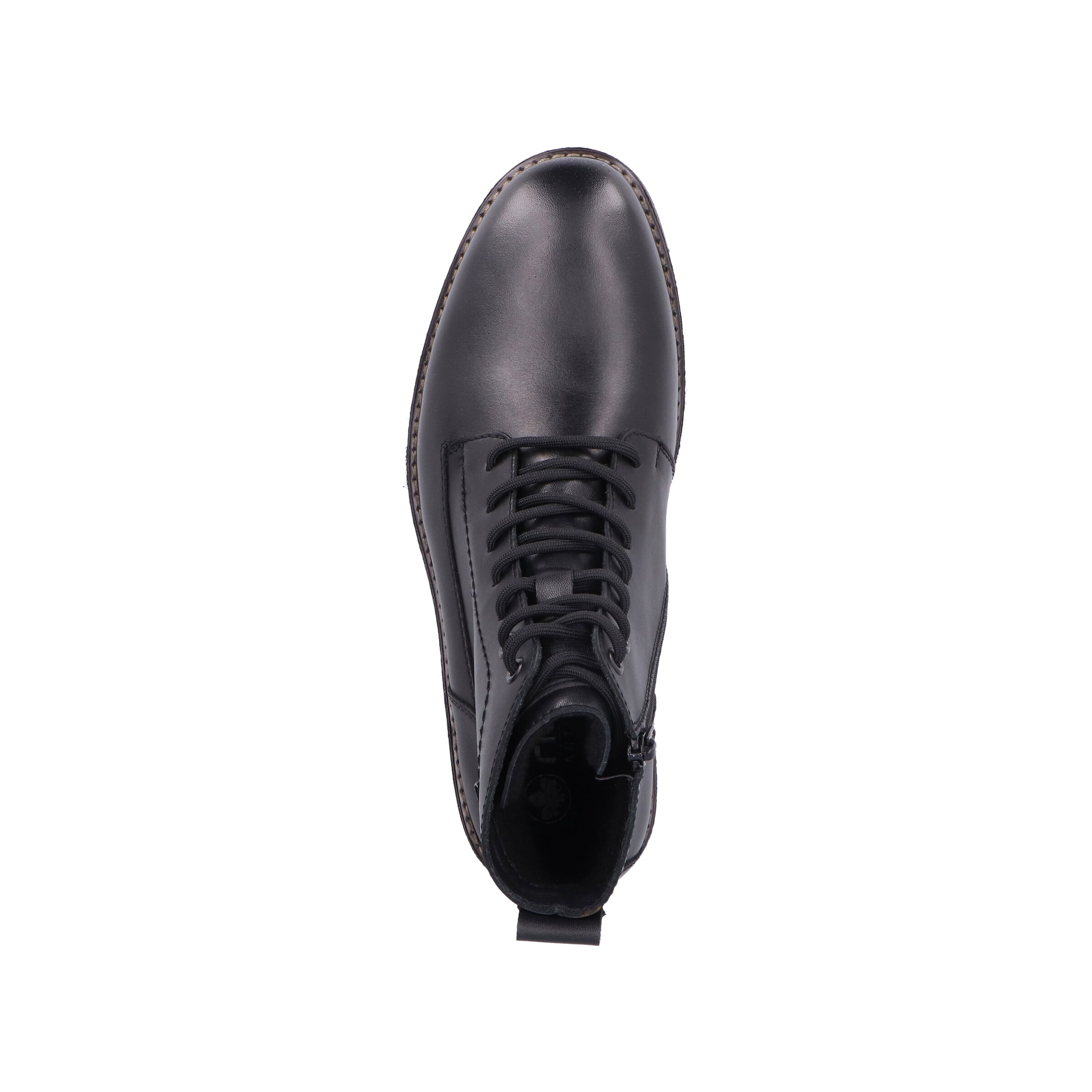Rieker Lace-Up Boots in Black