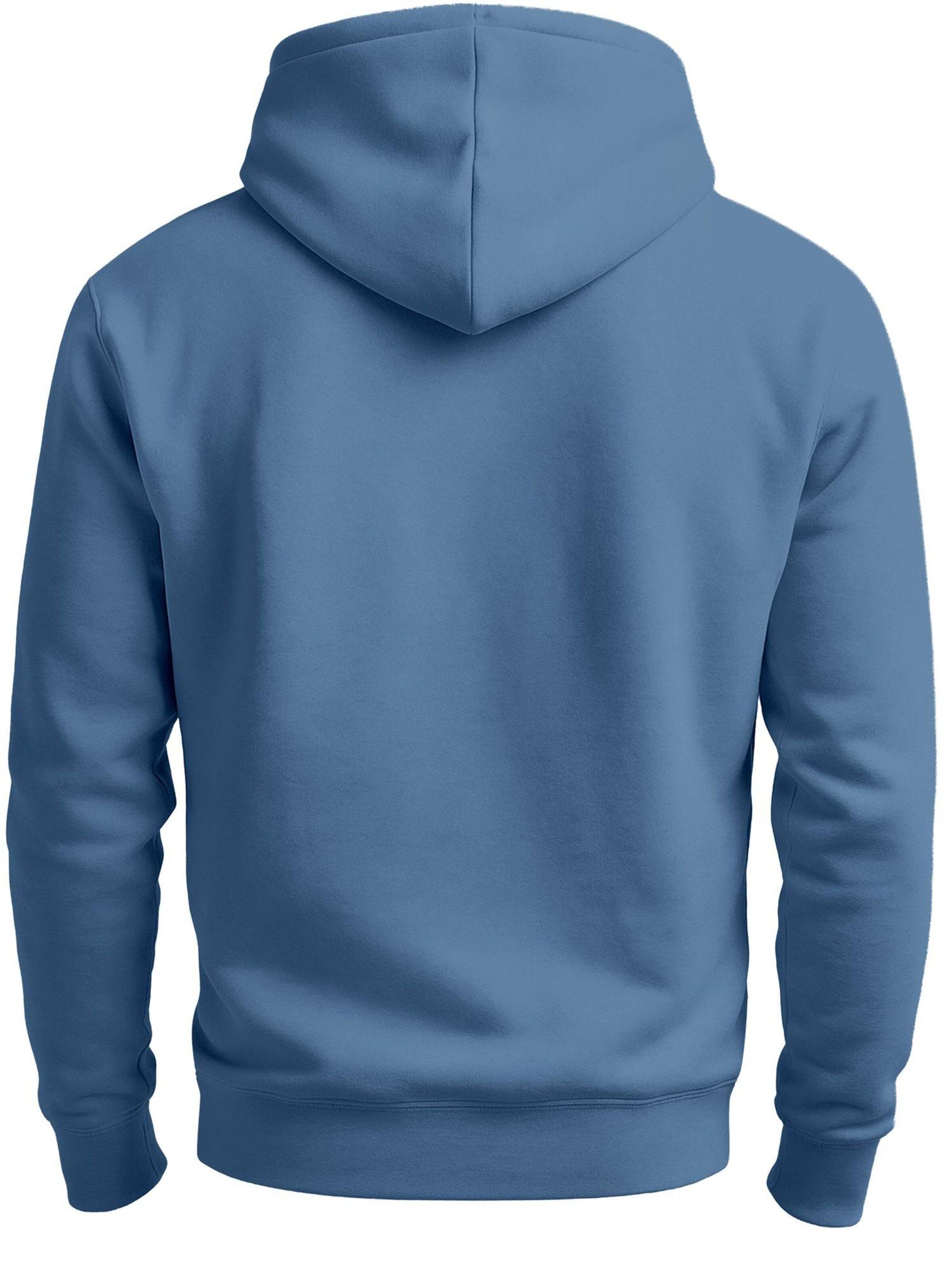 Neverless Sweatshirt 'Mountain Sun' in Blue