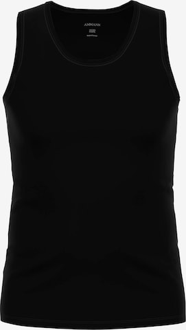 Ammann Tanktop ' Micro Modal ' in Schwarz: Vorderseite