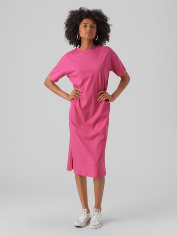 VERO MODA Платье 'MOLLY' в Ярко-розовый: спереди