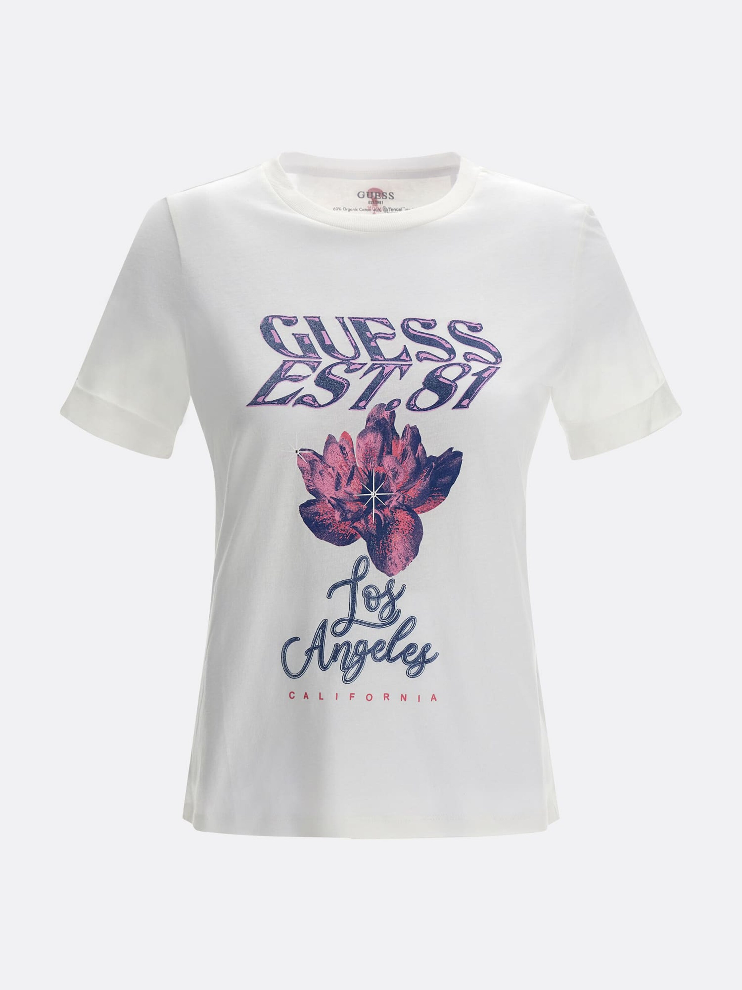 Frauen Shirts & Tops GUESS T-Shirt in Weiß - GL83811 Frauen Shirts & Tops GUESS T-Shirt in Weiß - GL83811