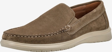 Mocassin IMAC en beige : devant