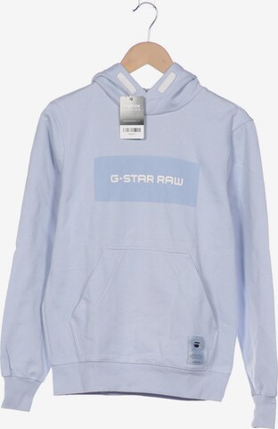 G-Star RAW Sweatshirt & Zip-Up Hoodie in S in Blue: front