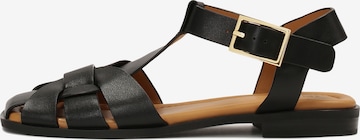 KazarSandale - crna boja: prednji dio