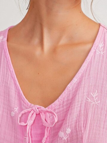 Camicia da donna di MixRay in rosa