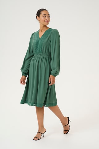 Kaffe Jurk 'Freia' in Groen