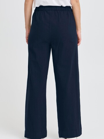 Wide Leg Pantalon 'Frabell' Fransa en bleu