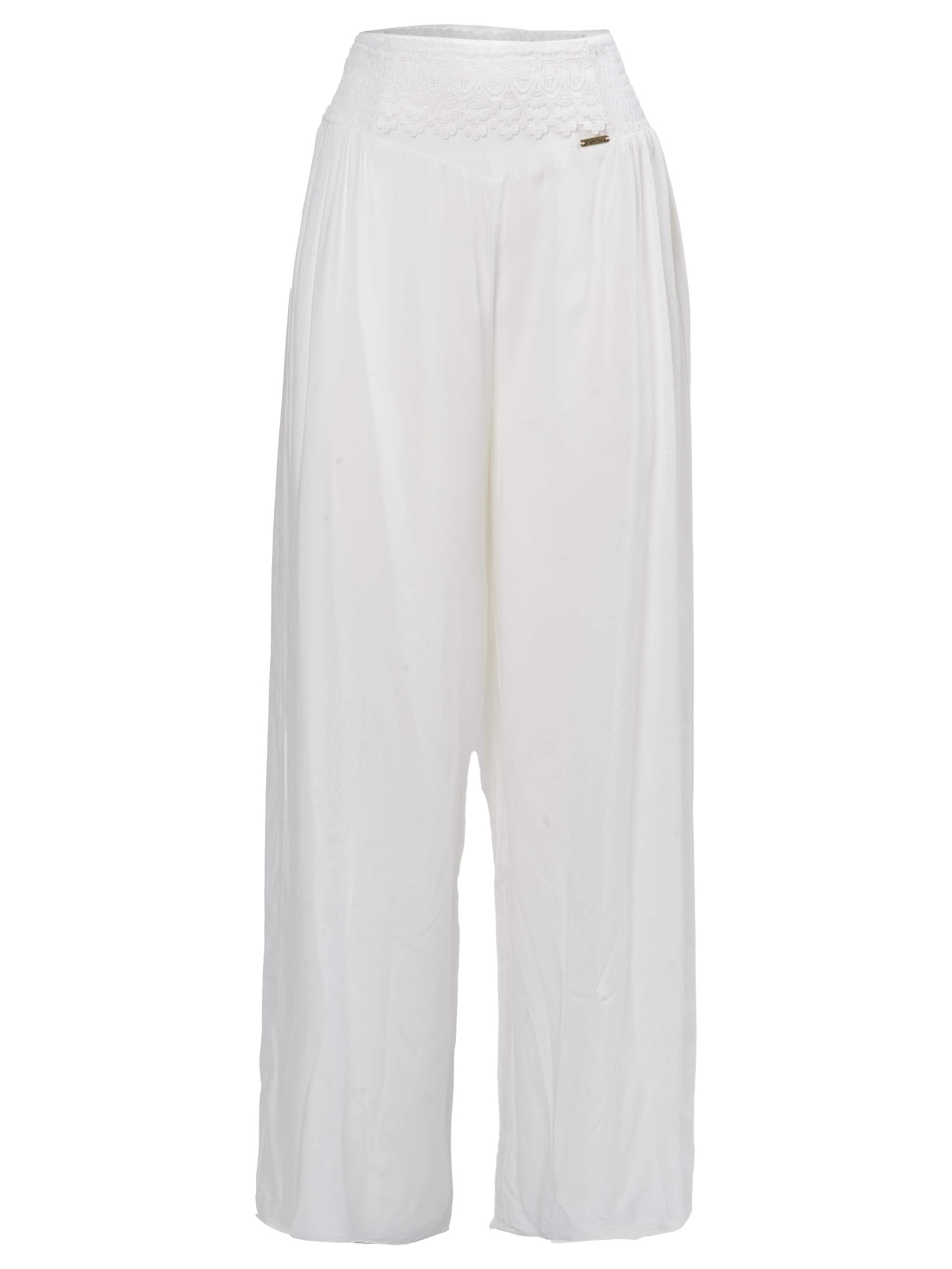 Influencer Свободный крой Штаны в Белый: спереди