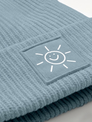 Neverless Beanie 'Sonne' in Blue