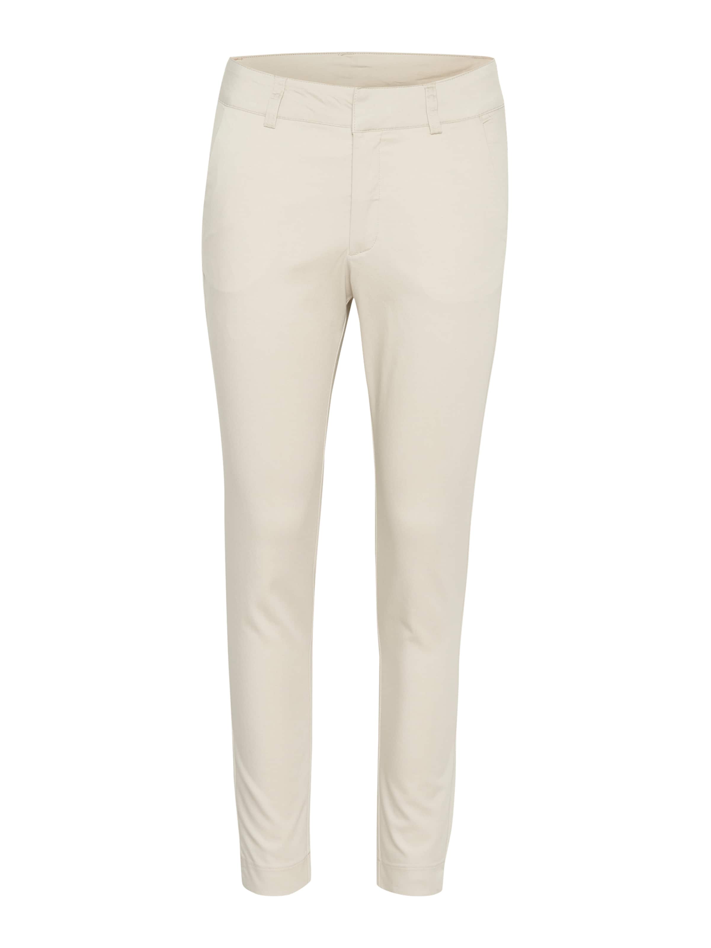 Kaffe Slimfit Hose 'Lea' in Beige: Vorderseite