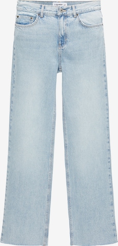 Bootcut Jeans de la Pull&Bear pe albastru: față