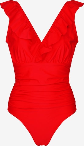 Maillot de bain ' Agnecras ' Crās en rose : devant