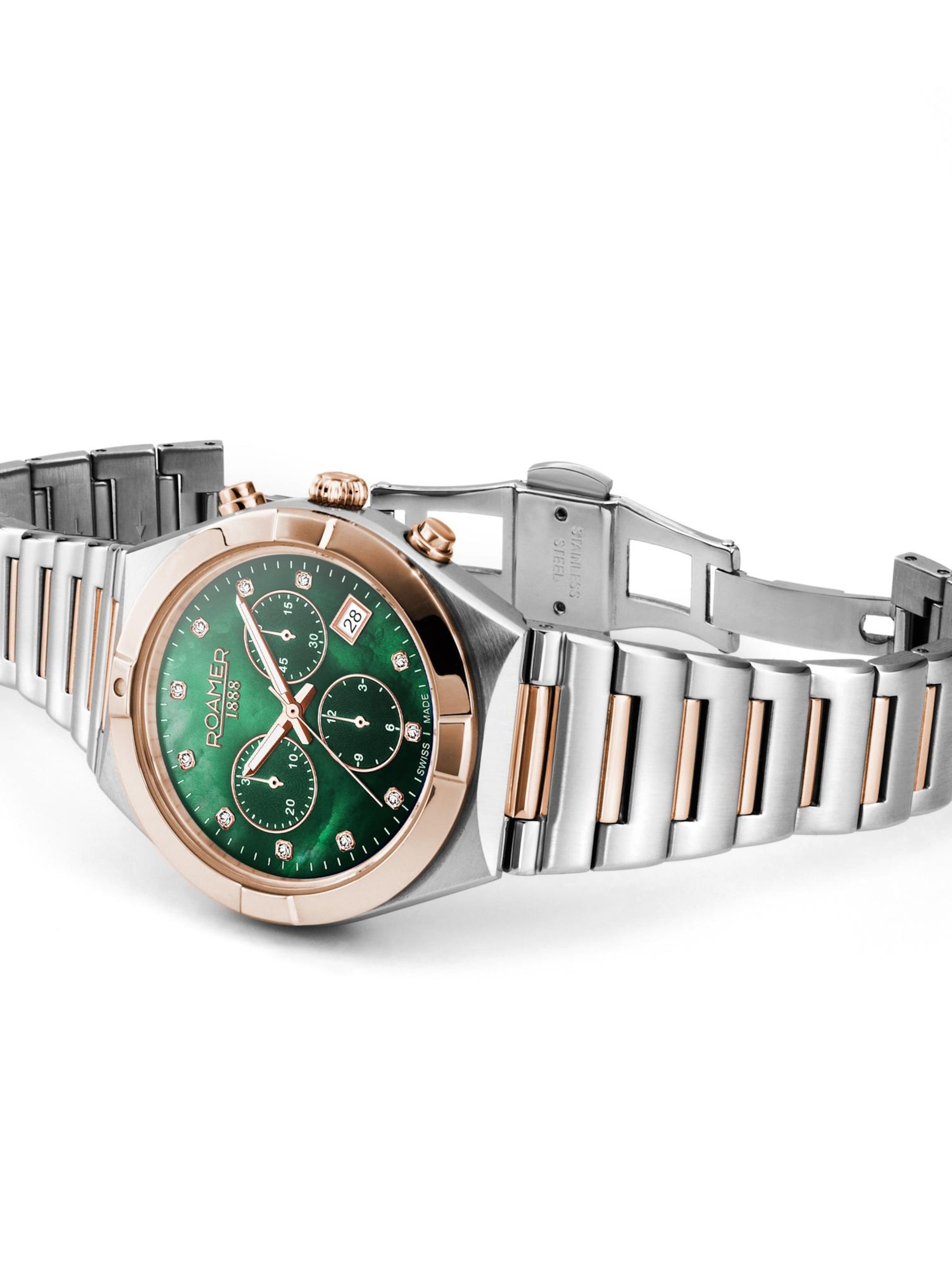 Roamer Analog Watch 'Eos' in Green