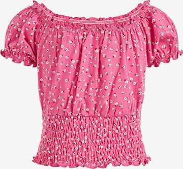 WE Fashion Blouse in Roze: voorkant