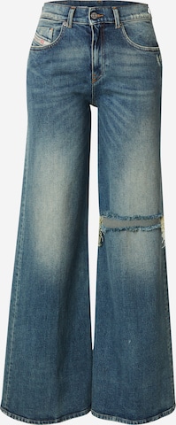 DIESEL Wide leg Jeans 'AKEMI' in Blue: front