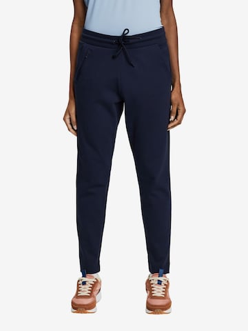 ESPRIT Tapered Broek in Blauw: voorkant