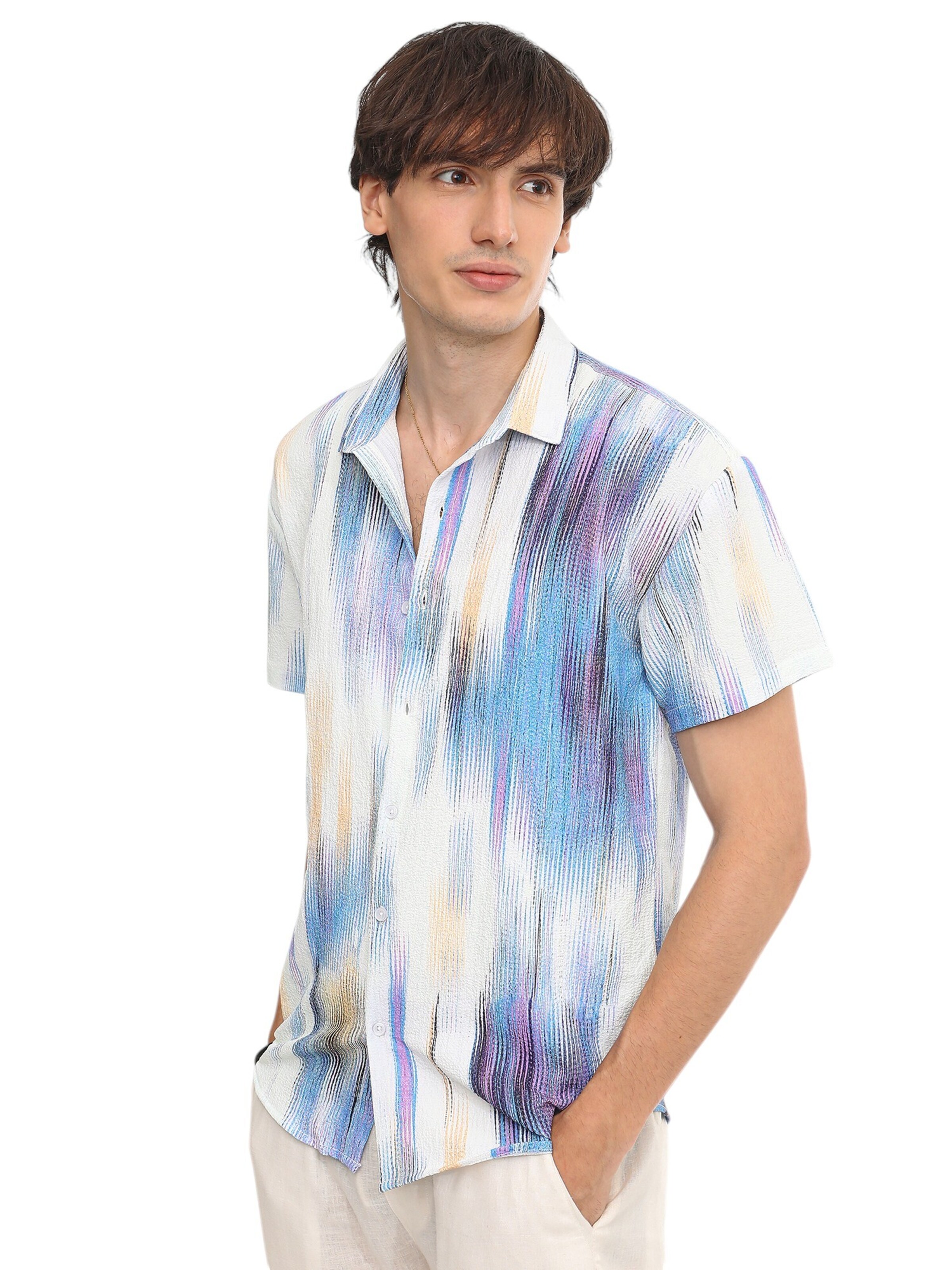 Campus Sutra Regular fit Overhemd 'Tilda' in Wit