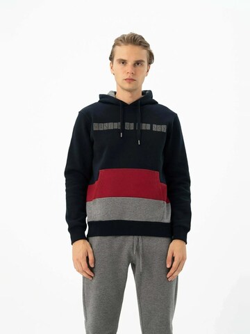 Sweat-shirt Arma en bleu : devant