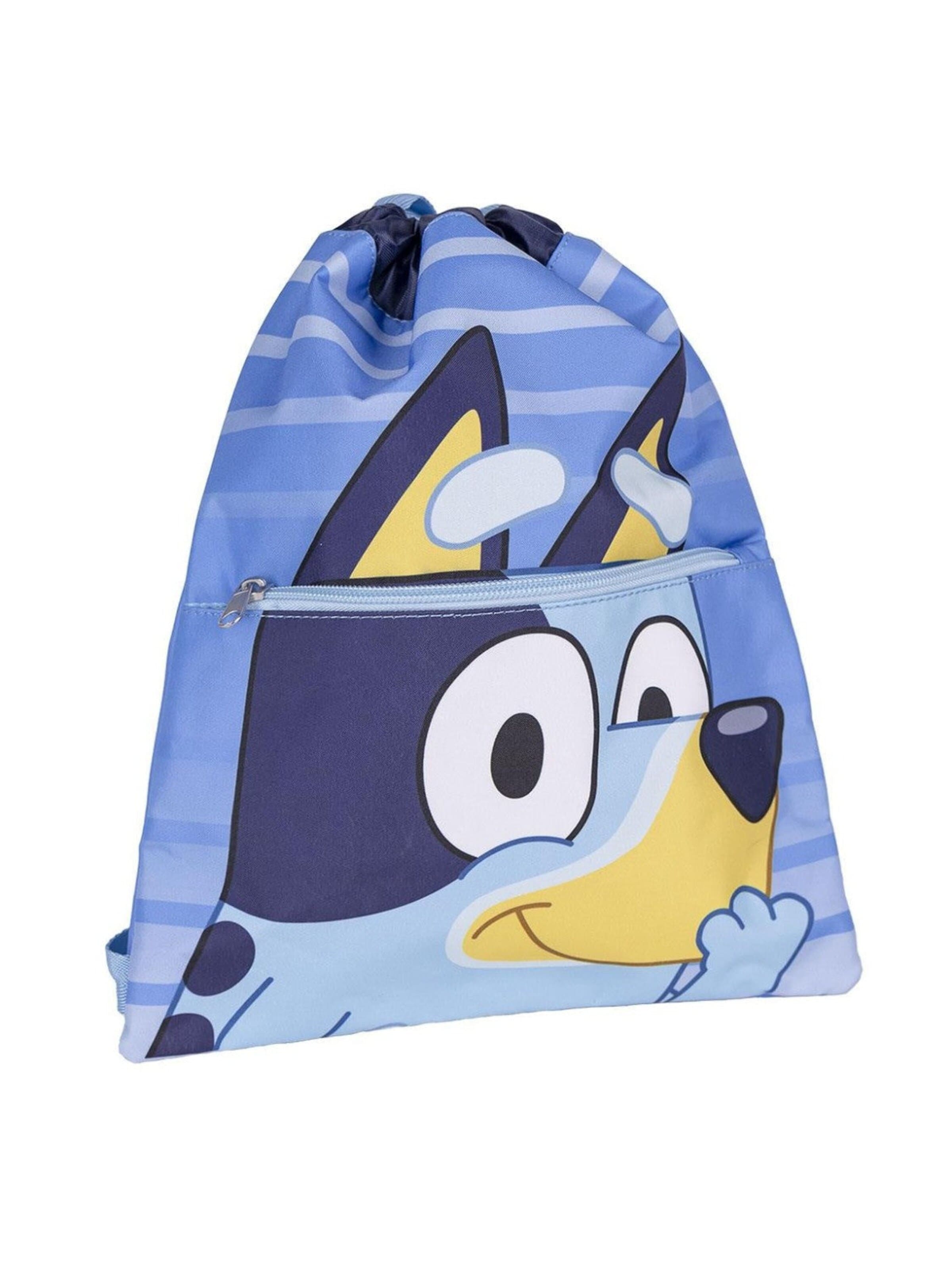 Bluey Gym Bag in Blue: front