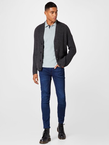 TOM TAILOR DENIM Strickjacke in Grau