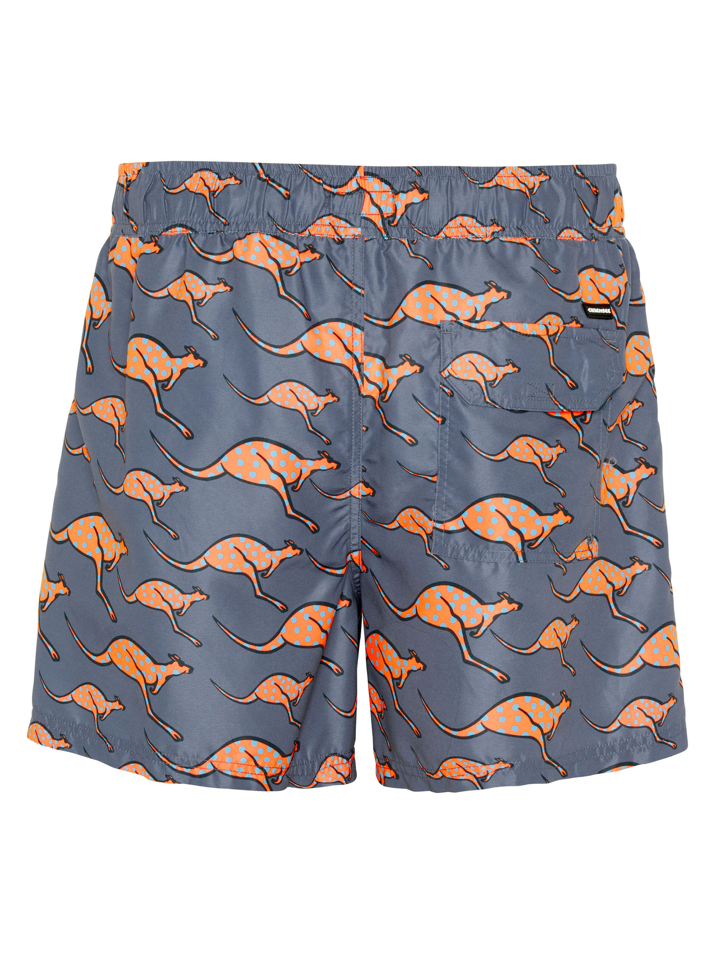 CHIEMSEE Board Shorts ' mit Kängurumotiv ' in Grey