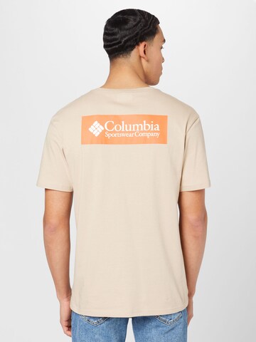 COLUMBIA Functioneel shirt 'North Cascade' in Bruin