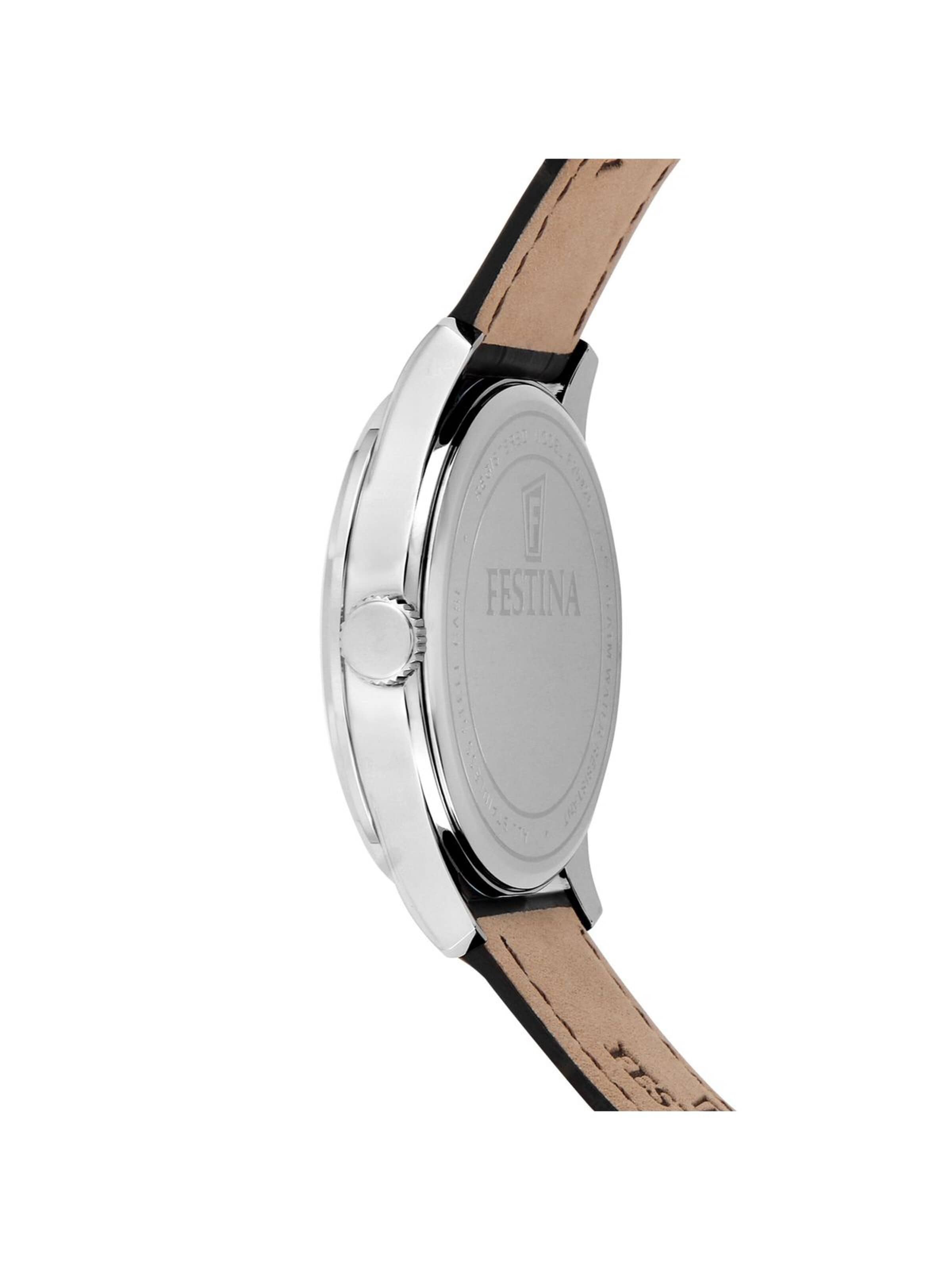 FESTINA Analoguhr 'ACERO CLASICO'‌‌‌‌‌‌‌‌ in Schwarz