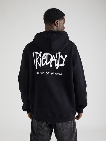 Iriedaily Sweatshirt 'Not Fast' in Black: front