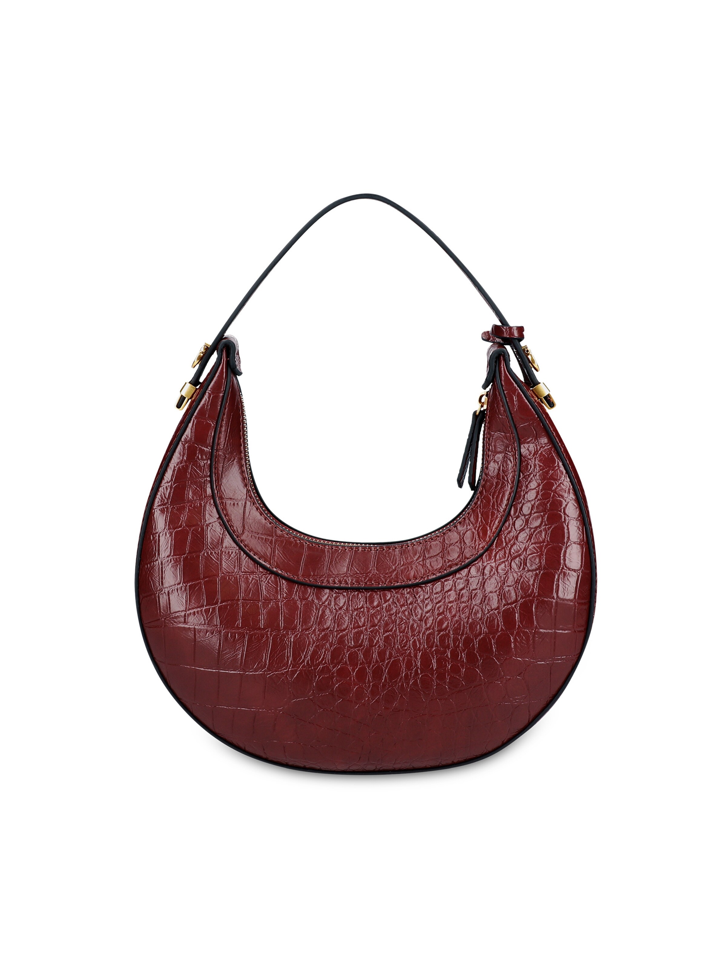 Picard Schultertasche 'Croissant' in Rot