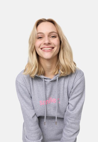 smiler. Sweatshirt in Grey