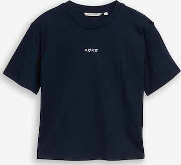 TOM TAILOR DENIM Shirt in Blauw: voorkant