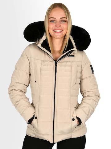 NAVAHOO Winterjacke 'Lissandraa' in Beige: Vorderseite