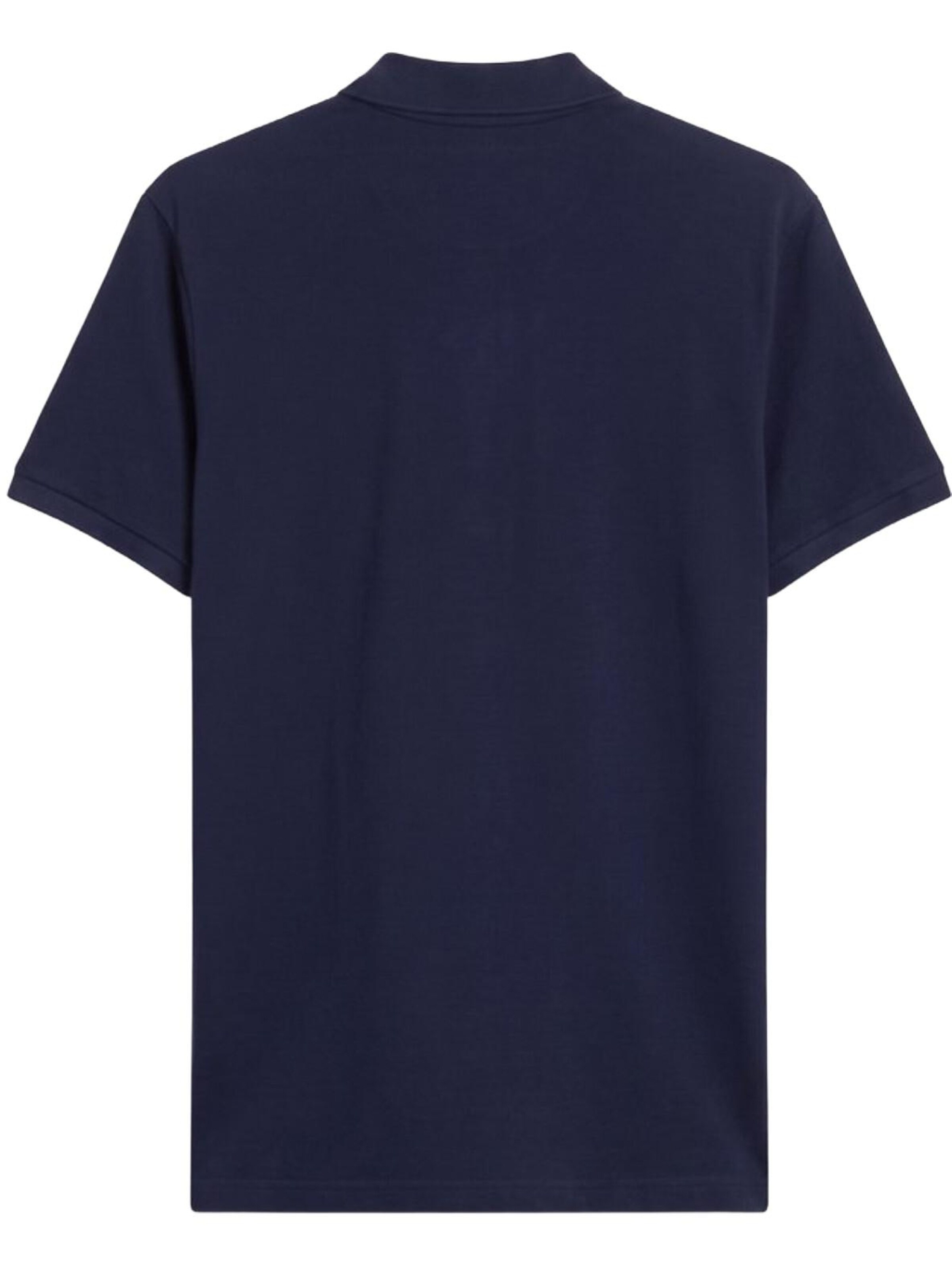 LTB Jeans - Camiseta 'LTB Jeans Herren-Polohemd aus Piqué mit Reißverschluss' en azul: frente