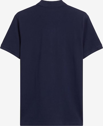 LTB Jeans - Camiseta 'LTB Jeans Herren-Polohemd aus Piqué mit Reißverschluss' en azul: frente