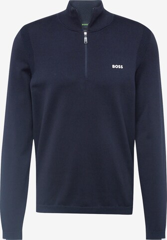 BOSS Trui 'Ever-X' in Blauw: voorkant