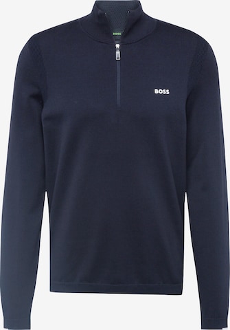 BOSS Green Trui 'Ever-X' in Blauw: voorkant