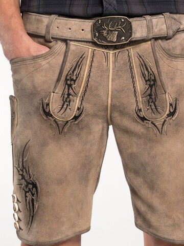 SPIETH & WENSKY - regular Pantalón tradicional 'Fulvier' en marrón
